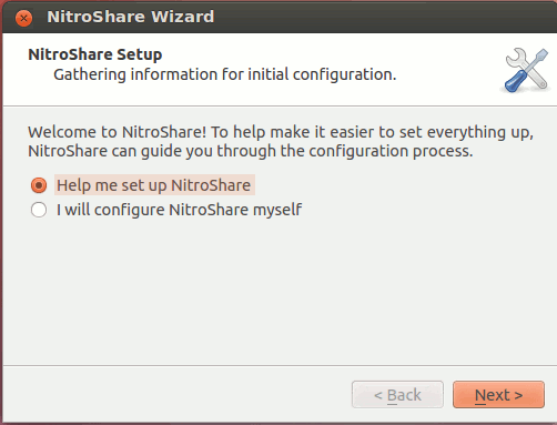 nitroshare-installation-setup