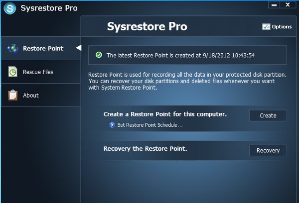 sysrestore-pro-main-interface