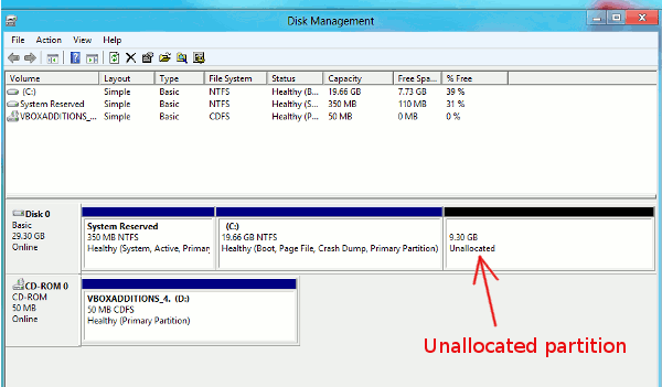 vbox-win8-unallocated-partition vbox-win8-unallocated-partition