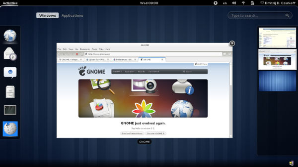 linux desktop gnome