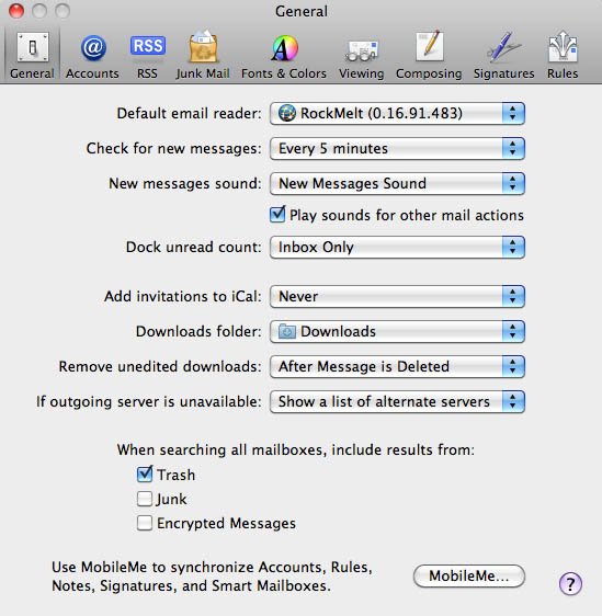mail.app Check for new messages