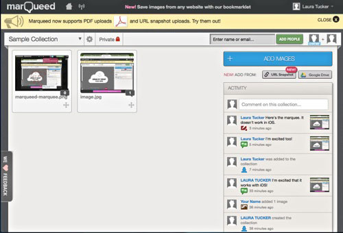 marquee-addtocollection