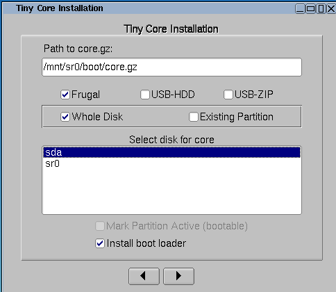 tinycore-installer tinycore-installer