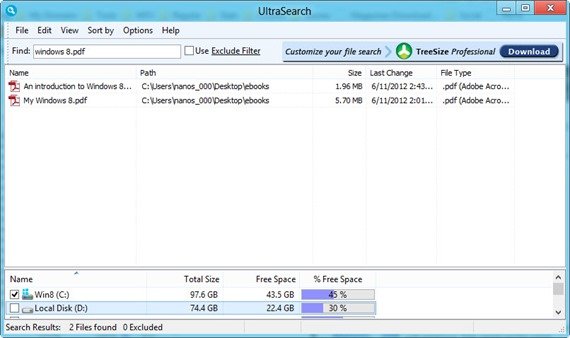 UltraSearch UltraSearch