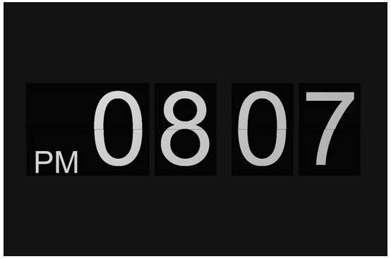 FlipClock for Mac OS X Mountain Lion - Final Result FlipClock for Mac OS X Mountain Lion - Final Result