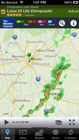 The Weather Channel App for iOS