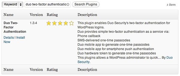 Install the Two-Factor Authentication WordPress plugin.