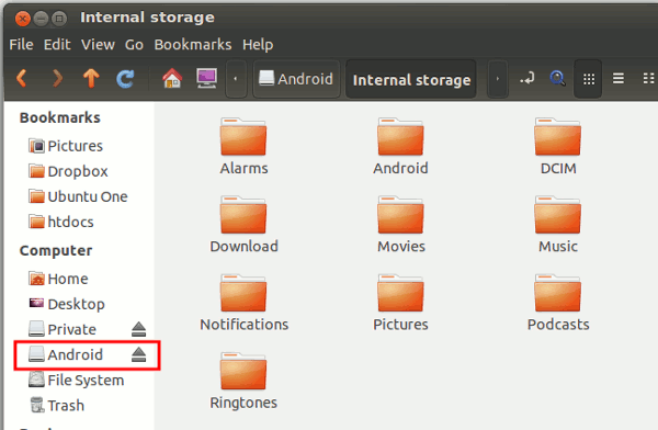 android-mounted-in-ubuntu