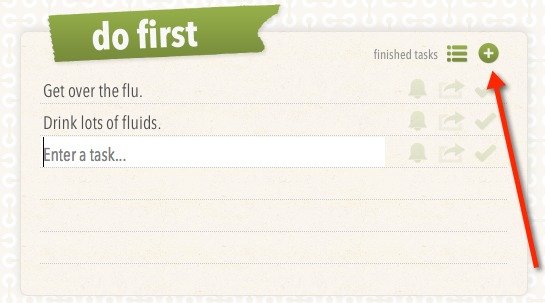 Add tasks to Eisenpower.