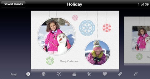 Greeting cards on iOS Greeting cards on iOS