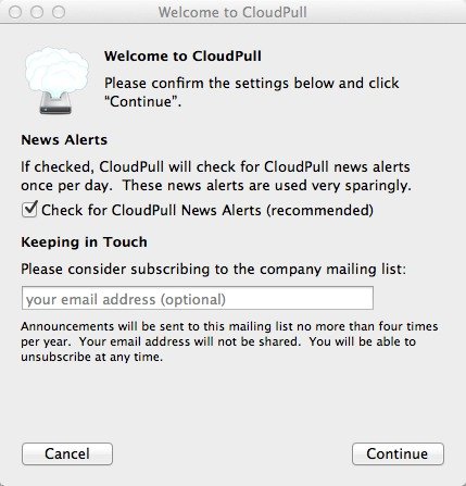 Welcome to CloudPull, subscribe to news alerts.