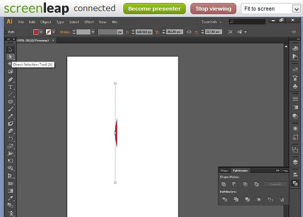 Click on the Share Your Screen button in Gmail.