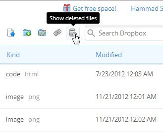 Recover Deleted Files Dropbox