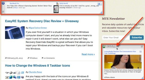 You can interact with each Adlesse widget and choose to display the original ad at any time.