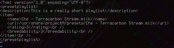 projectm-short-playlist