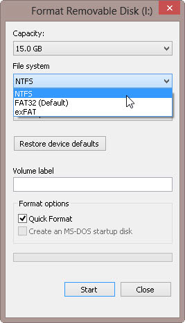 usbdrive-usb-format-ntfs