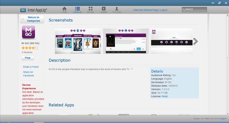 Intel AppUp download page intel-appup-app-download-page