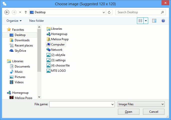 Choose tile image choose-tile-image