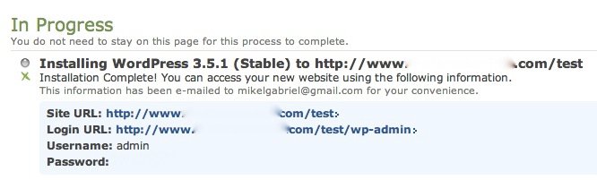 cpanel-wordpress-install-complete