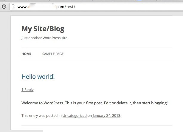 cpanel-wordpress-website