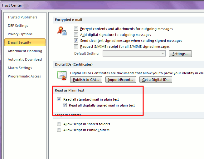 outlook2010-view-in-plain-text