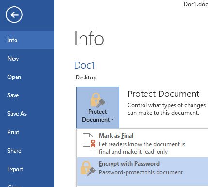 secureword-password-protect-document