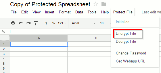 encrypt-spreadsheet