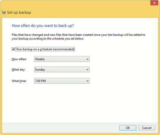 Changing schedule changing-schedule
