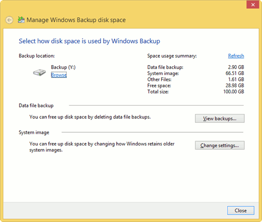 Managing space managing-space