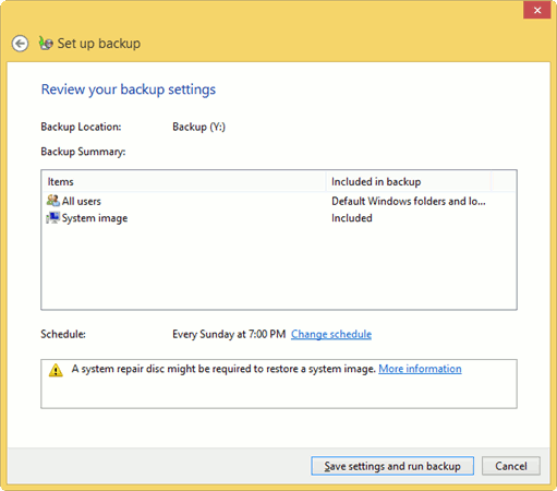 Reviewing backup reviewing-backup
