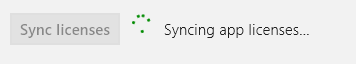 Syncing licenses syncing-licenses