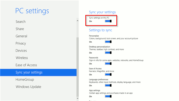 Setting up Windows sync setting-up-windows-sync