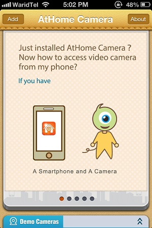 athome-streamer-welcome-screen