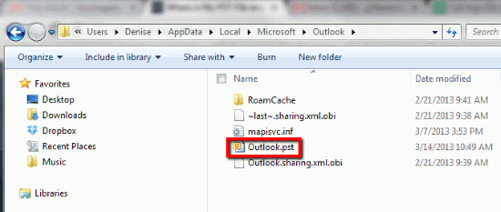 backup-files-my-folders-outlook-PST