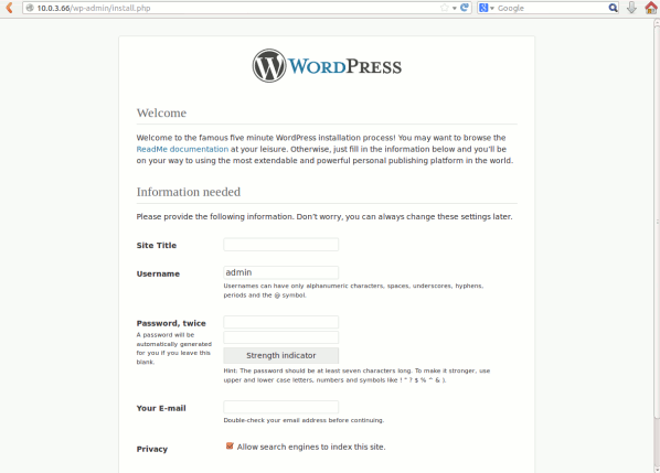 juju-wordpress-install