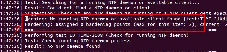 lynis-report-warning