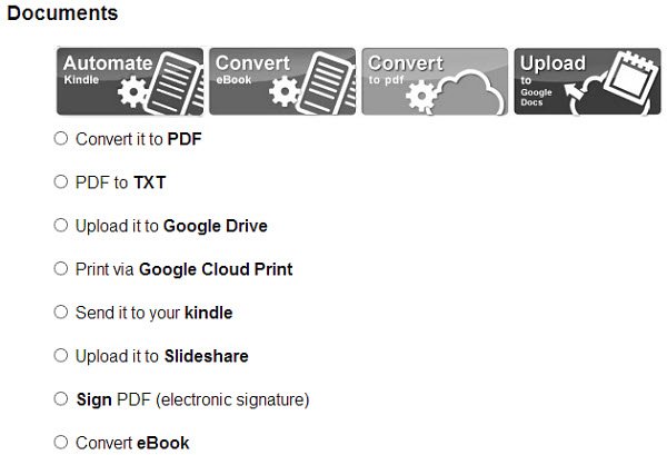 Choose an action to perform when files are added to your selected folder.
