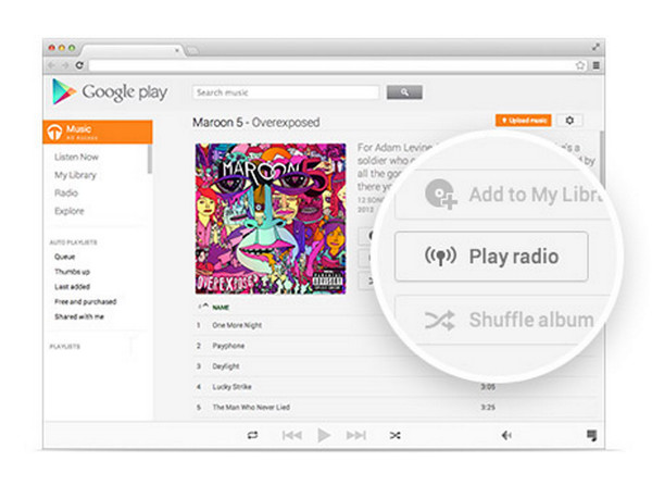 All Access Radio Feature