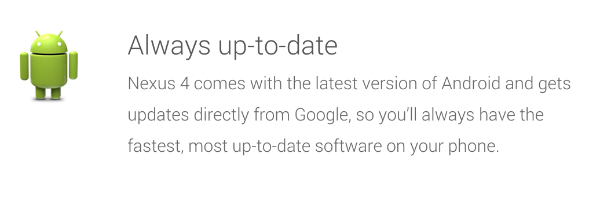 Android Nexus Updates