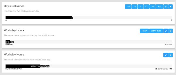 Progress Bar Clock Bar