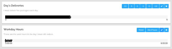 Progress Bar Timer Bar Form