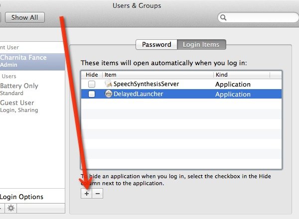Be sure to add DelayedLauncher to your Login Items.
