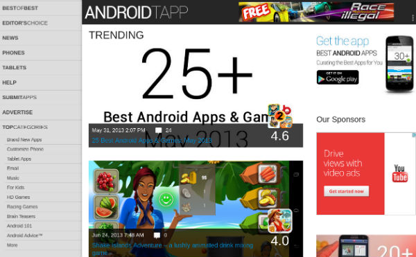 Best Android Apps Website
