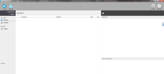 CupCloud-Main-Interface