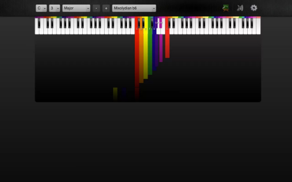 Color Piano Chrome App