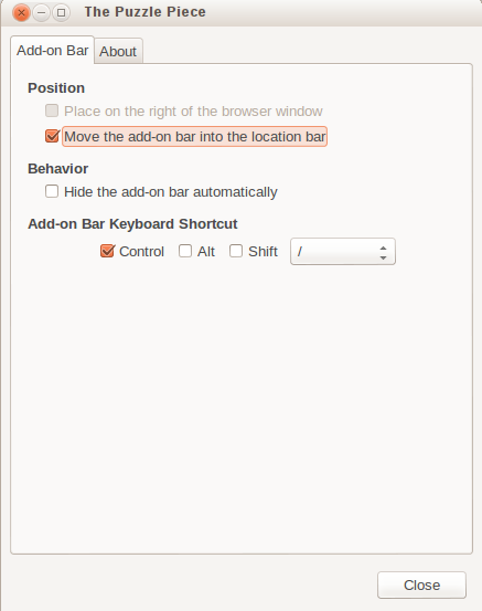 Puzzle Piece Location Firefox
