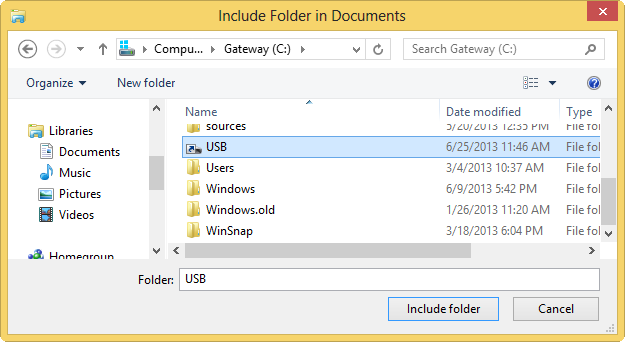 Including folder including-folder
