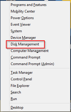 opening-win+x-menu-to-open-disk-management Opening Win + X Menu to open Disk Management