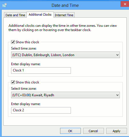 clock-of-different-timezone