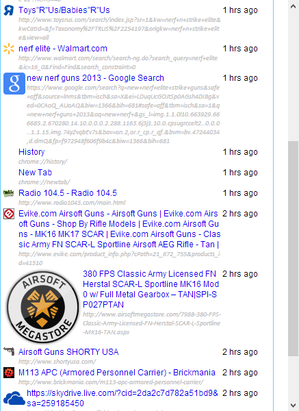 Use recycle bin in Chrome to open previous tabs